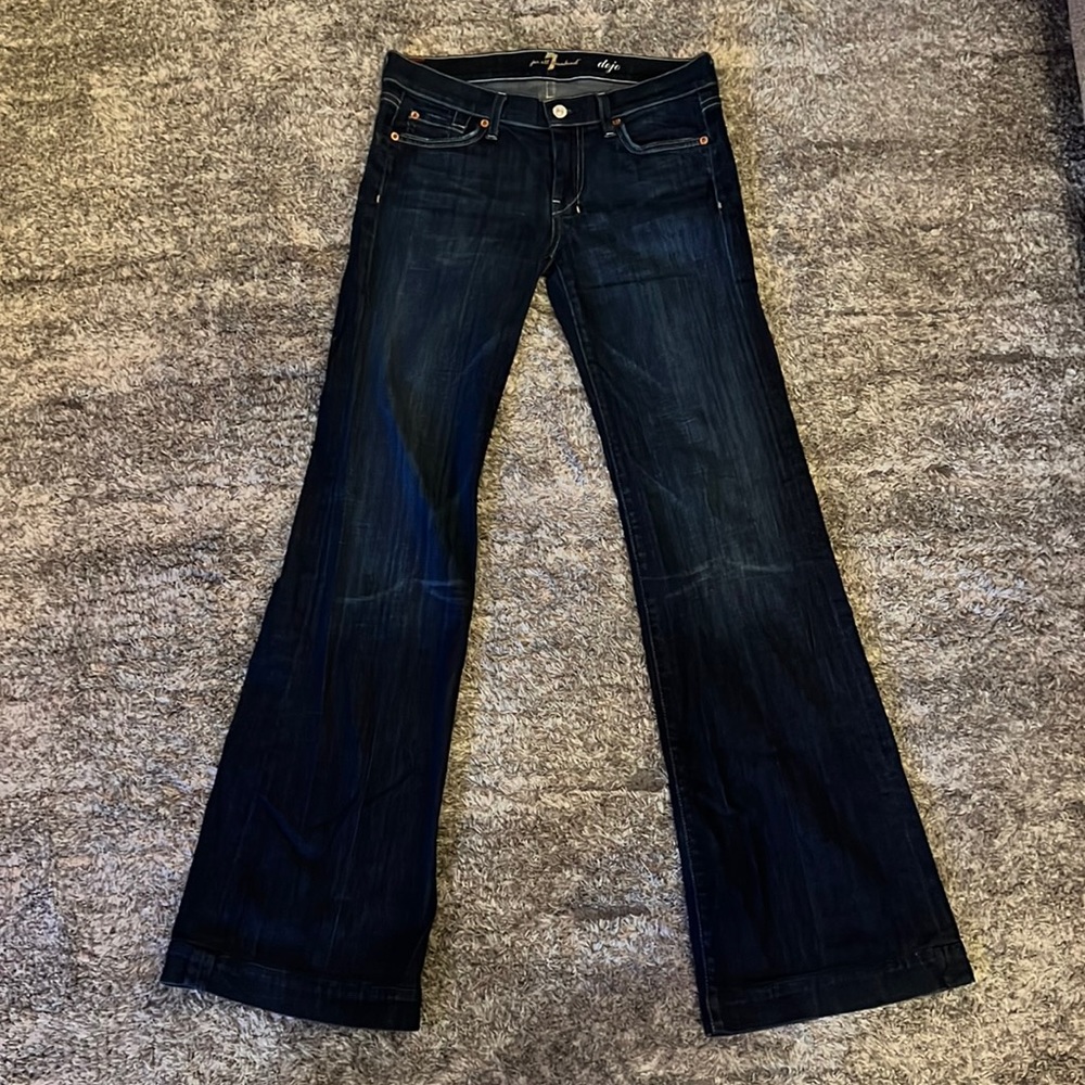 7 for all Mankind Dojo Trouser Jeans Denim size 27 x 33